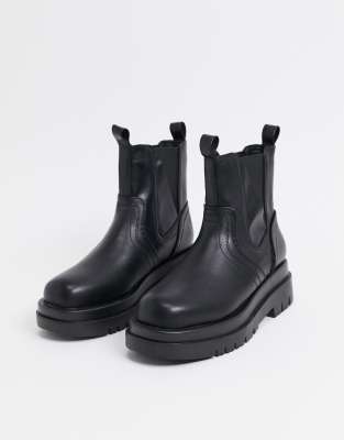 chunky biker boots