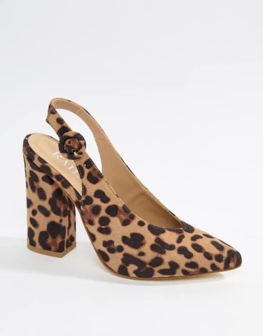 Chaussure a outlet talon leopard