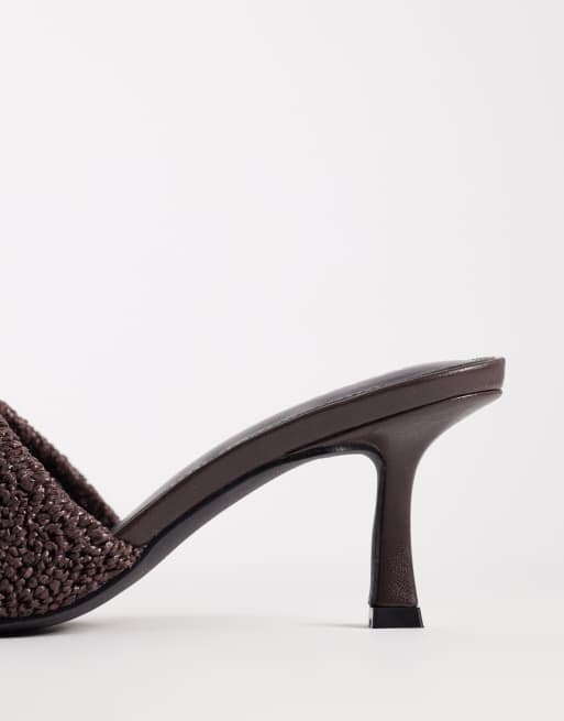 RAID - Caprice - Sandalen met kittenhak in bruin , 3 van 4
