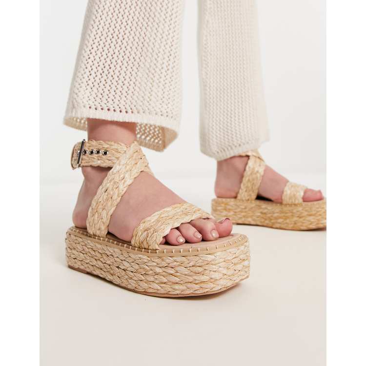 Raffia flatforms store