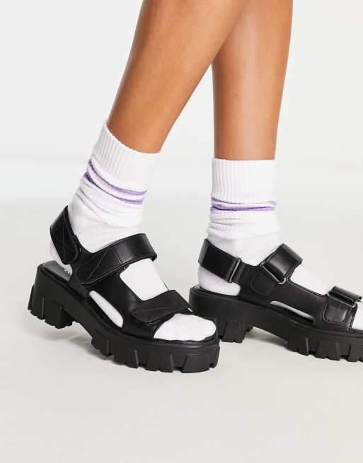 Platform hot sale sandals sporty