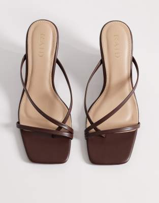 Raid Darby Wedge Sandals In Multi