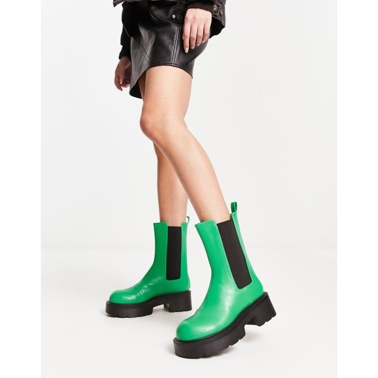 Dr martens delphine on sale green