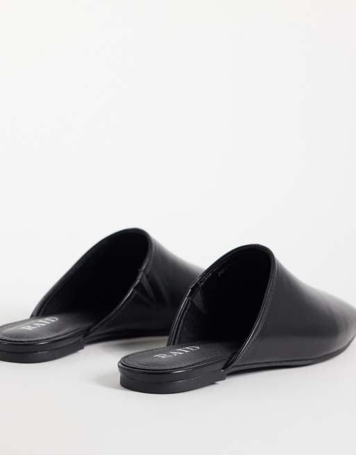 RAID Delta slip on mules in black, 4 of 4