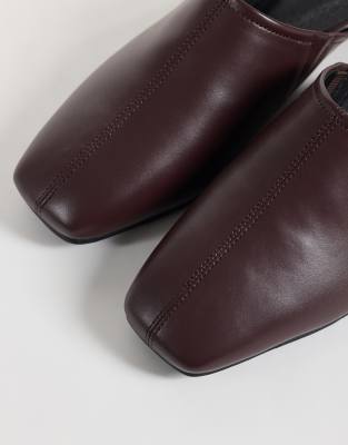 Raid Delta Slip On Mules In Brown