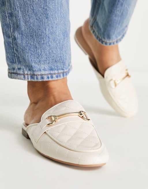RAID - Dency - Åbne cremefarvede loafers, 3 af 4