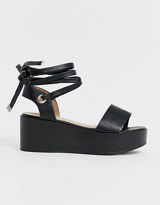 RAID Denise black flatform sandals | ASOS
