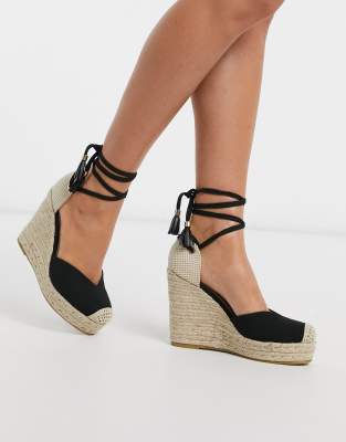 ankle tie espadrilles