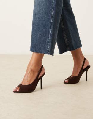 Raid Dorry Slingback Heeled Sandals In Multi