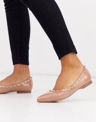 studded ballet pumps