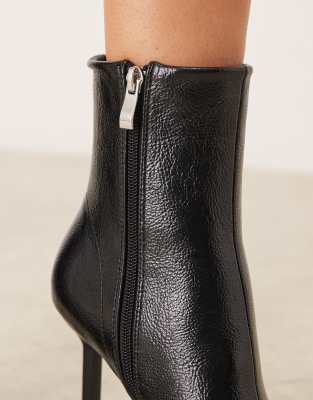 Raid lorena black heeled ankle boots best sale