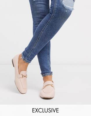 blush loafers