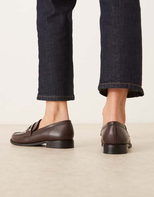 RAID - Ferney - Loafers met studs in bruin , 4 van 4