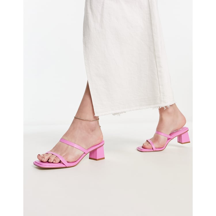 Light pink shop low heel sandals