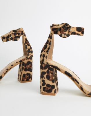 leopard print sandals asos