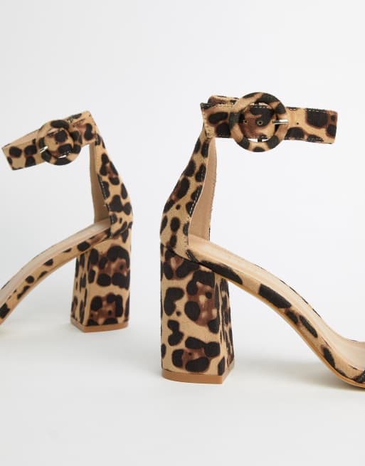 Leopard hotsell heels asos