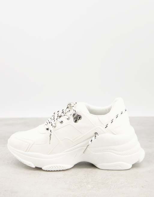 RAID - Ibiza - Sneakers met dikke zool in wit