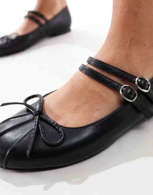 RaID – Idol – Svarta ballerinaskor i Mary Jane-stil, 3 av 4