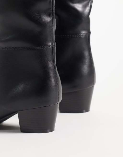 RAID Ingrid refined western boots in black, 3 of 4