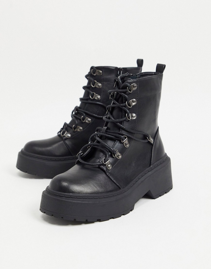 RAID Jackson lace up boots in black