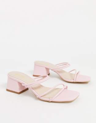 candy pink sandals