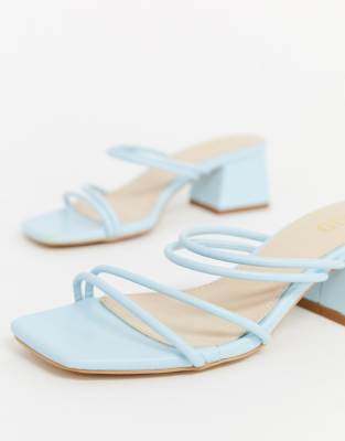 pale blue flip flops