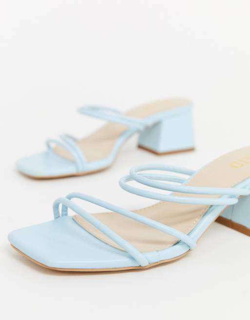 Pale blue best sale flip flops