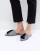 raid white flat mules