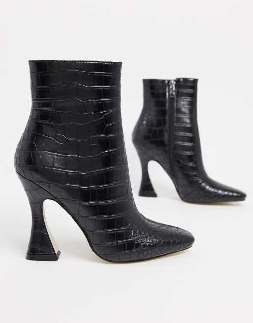 raid lorina heeled ankle boots in black