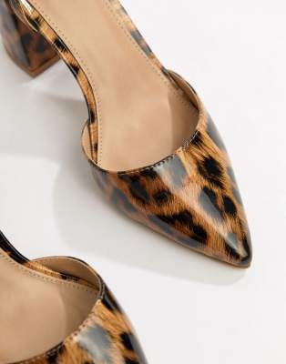 patent leopard print shoes