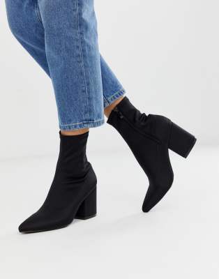 black sock boots