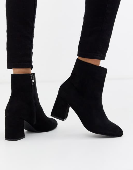 raid lorina heeled ankle boots in black