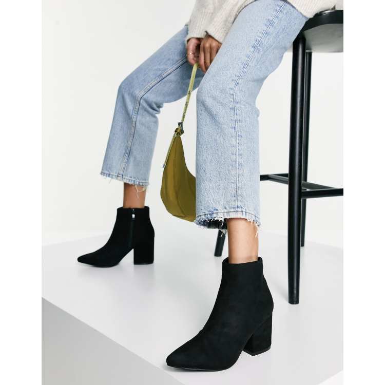 RAID – Kola – Ankle-Boots in Schwarz mit Absatz ASOS
