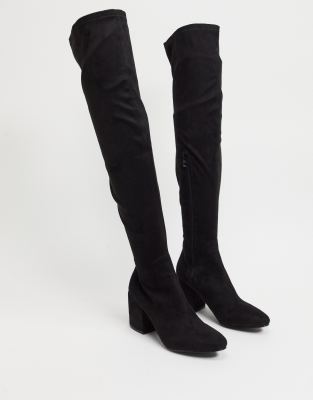 over the knee boots round toe