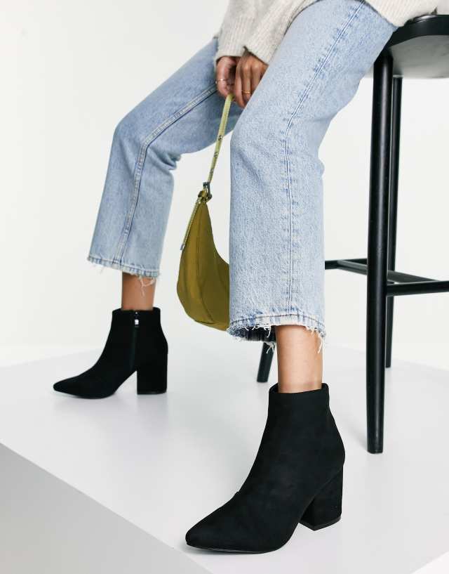 RAID Kola heeled ankle boots in black