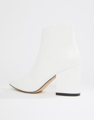 asos white ankle boots