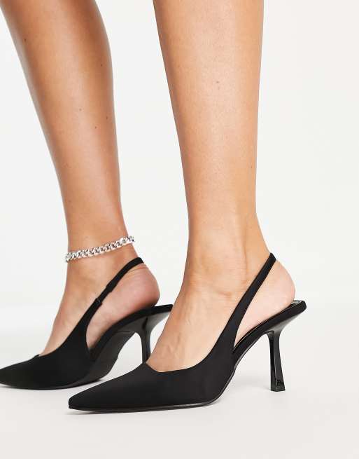 black pumps medium heel