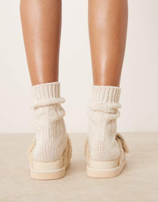 RAID - Kylie - Mules duveteuses - Beige, 2 de 4