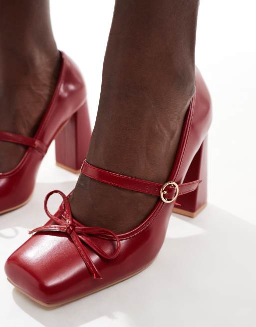 RAID Liorra Ballerine rosse con tacco