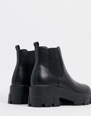chunky sole chelsea boot