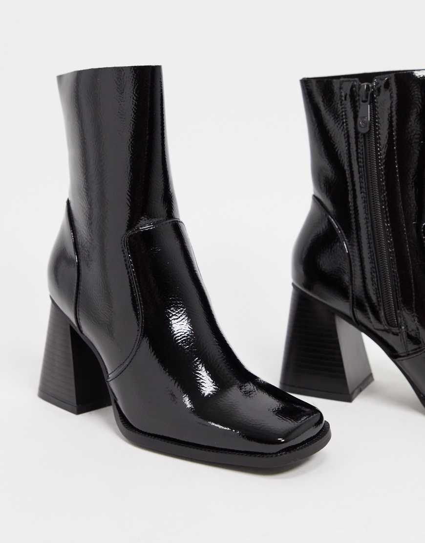 RAID Lorina heeled ankle boots in black | ASOS