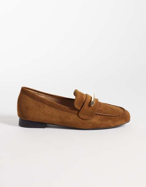 RAID - Lucena - Brune loafers i imiteret ruskind - view 1