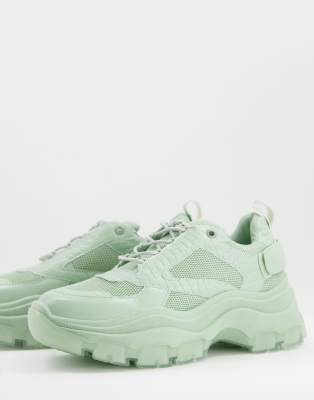 RAID Malibu chunky sneakers in mint-Green