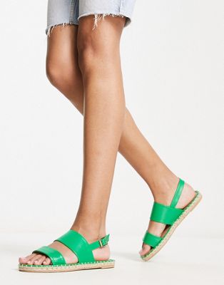 RAID Margot espadrille sandals in green