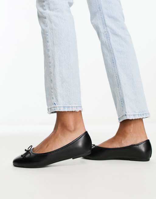 RAID Marie ballet flat with bow in black, 2 of 4