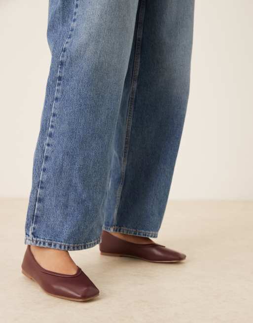 RAID Maryana ballet flats in burgundy , 4 of 4
