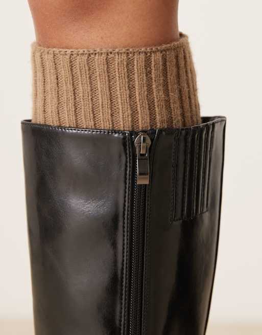RAID Mayah knee boots in black