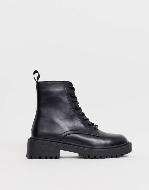 RAID – Micah – Svarta platta boots med snörning – Endast hos ASOS, 2 av 4