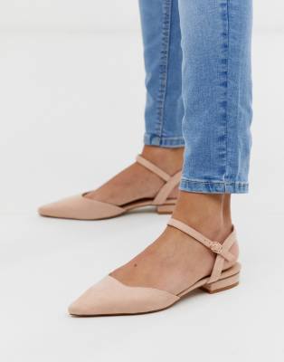blush flat shoes