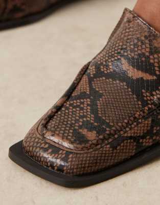Raid Neely Square Toe Loafers